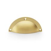 AW910SB - Alexander & Wilks Raoul Cup Handle - Satin Brass