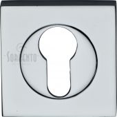 SC-SQ0192-PC M.Marcus Sorrento Euro Square Escutcheon Polished Chrome Finish