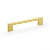 AW837-128-AB - Alexander & Wilks Marco Cupboard Pull Handle - Antique Brass - 128mm