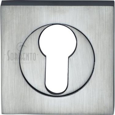 Click Here To Enlarge This Photo Of SC-SQ0192-SC M.Marcus Sorrento Euro Square Escutcheon Satin Chrome Finish