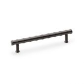 AW809B-160-DBZPVD - Alexander & Wilks Crispin Bamboo T-bar Cupboard Pull Handle - Dark Bronze PVD