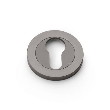 Click Here To Enlarge This Photo Of AW390DBZ - Alexander & Wilks Concealed Fix Escutcheon Euro Profile - Dark Bronze