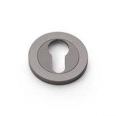 AW390DBZ - Alexander & Wilks Concealed Fix Escutcheon Euro Profile - Dark Bronze