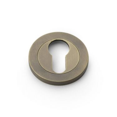 Click Here To Enlarge This Photo Of AW390IB - Alexander & Wilks Concealed Fix Escutcheon Euro Profile - Italian Brass
