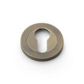 AW390IB - Alexander & Wilks Concealed Fix Escutcheon Euro Profile - Italian Brass