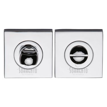 Click Here To Enlarge This Photo Of SC-SQ0195-PC M.Marcus Sorrento Square Thumbturn & Emergency Release Polished Chrome Finish