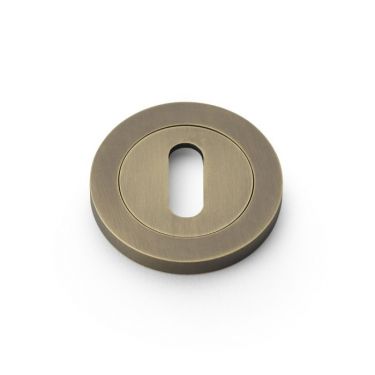 Click Here To Enlarge This Photo Of AW391IB - Alexander & Wilks Concealed Fix Escutcheon Standard Profile - Italian Brass