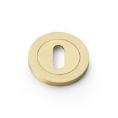 AW391SB - Alexander & Wilks Concealed Fix Escutcheon Standard Profile - Satin Brass