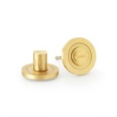 AW793SB - Alexander & Wilks Hammered Thumbturn and Release - Satin Brass
