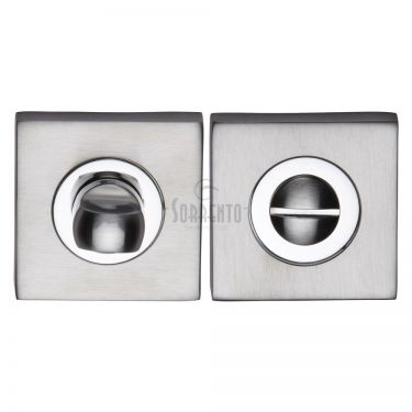 Click Here To Enlarge This Photo Of SC-SQ0195-SC M.Marcus Sorrento Square Thumbturn & Emergency Release Satin Chrome Finish