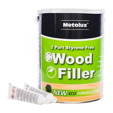 Click Here To Enlarge This Photo Of Metolux 65442 - 3.3L Light Oak Styrene Free 2 Part Wood Filler