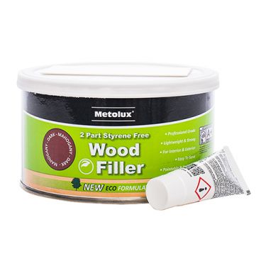 Click Here To Enlarge This Photo Of Metolux 65446 - 275ml Dark Mahogany Styrene Free 2 Part Wood Filler