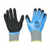 TIMCO - Waterproof Grip Gloves - Sandy Nitrile Foam Coated Polyester
