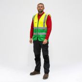 TIMCO - Hi-Visibility Executive Vest - Yellow & Green