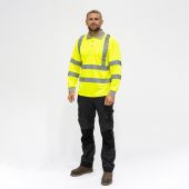 TIMCO - Hi-Visibility Polo Shirt - Long Sleeve - Yellow