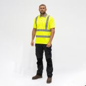 TIMCO - Hi-Visibility Polo Shirt - Short Sleeve - Yellow