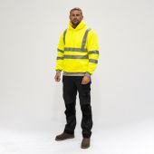 TIMCO - Hi-Visibility Sweatshirt with Hood - Yellow