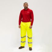 TIMCO - Hi-Visibility Elasticated Waist Trousers - Yellow