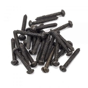 Click Here To Enlarge This Photo Of From the Anvil Beeswax Round Head Slotted Screws (25)