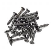 From the Anvil Dark Stainless Steel Countersunk Slotted Screws (25)