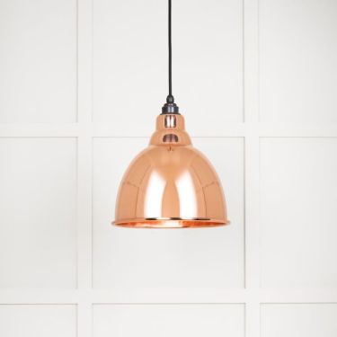 Click Here To Enlarge This Photo Of 49500 From The Anvil Hammered Copper Brindley Pendant