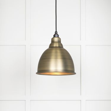 Click Here To Enlarge This Photo Of 49497 From The Anvil Aged Brass Brindley Pendant Aged Brass