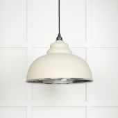 45472TE From The Anvil Hammered Nickel Harborne Pendant in Teasel Hammered Nickel