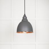 49500BL From The Anvil Hammered Copper Brindley Pendant in Bluff Hammered Copper