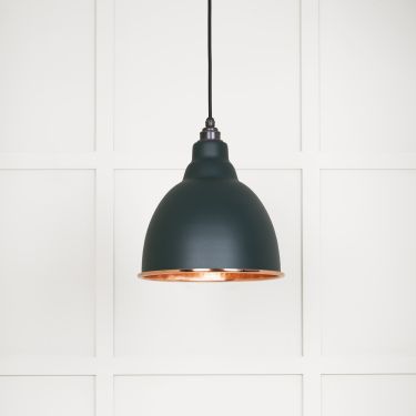 Click Here To Enlarge This Photo Of 49500DI From The Anvil Hammered Copper Brindley Pendant in Dingle Hammered Copper