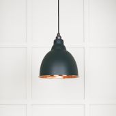 49500DI From The Anvil Hammered Copper Brindley Pendant in Dingle Hammered Copper