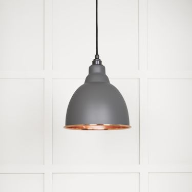 Click Here To Enlarge This Photo Of 49500SBL From The Anvil Smooth Copper Brindley Pendant in Bluff Smooth Copper
