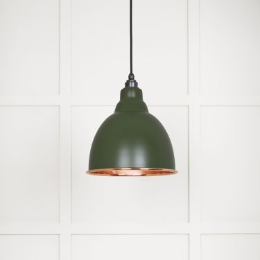 Click Here To Enlarge This Photo Of 49500SH From The Anvil Smooth Copper Brindley Pendant in Heath Smooth Copper