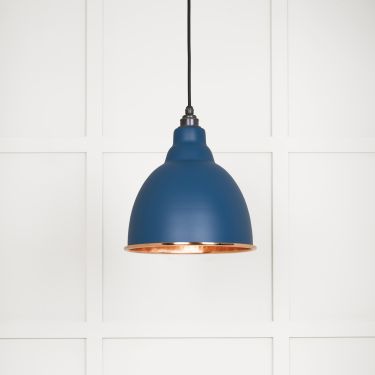 Click Here To Enlarge This Photo Of 49500U From The Anvil Hammered Copper Brindley Pendant in Upstream Hammered Copper
