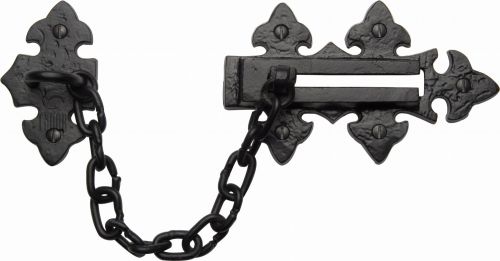 Click Here To Enlarge This Photo Of TC107 M.Marcus The Tudor Collection Door Chain Black Iron