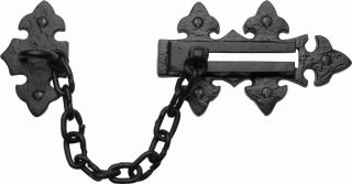 TC107 M.Marcus The Tudor Collection Door Chain Black Iron