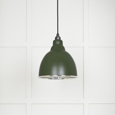 Click Here To Enlarge This Photo Of 49504H From The Anvil Smooth Nickel Brindley Pendant in Heath Smooth Nickel
