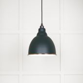 49507DI From The Anvil White Gloss Brindley Pendant in Dingle Accent
