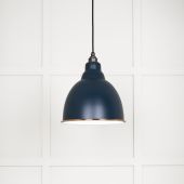 49507DU From The Anvil White Gloss Brindley Pendant in Dusk Accent