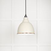 49507TE From The Anvil White Gloss Brindley Pendant in Teasel Accent