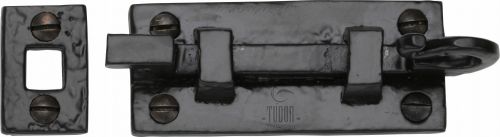 Click Here To Enlarge This Photo Of TC159 76 M.Marcus The Tudor Collection Door Bolt Necked 3" Black Iron