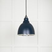 49511DU From The Anvil Hammered Nickel Brindley Pendant in Dusk Hammered Nickel