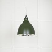 49511H From The Anvil Hammered Nickel Brindley Pendant in Heath Hammered Nickel