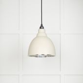 49511TE From The Anvil Hammered Nickel Brindley Pendant in Teasel Hammered Nickel