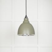 49511TU From The Anvil Hammered Nickel Brindley Pendant in Tump Hammered Nickel