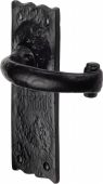TC310 M.Marcus The Tudor Collection Door Handle Lever Latch Colonial Design Black Iron