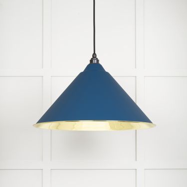 Click Here To Enlarge This Photo Of 49524U From The Anvil Smooth Brass Hockley Pendant in Upstream Smooth Brass