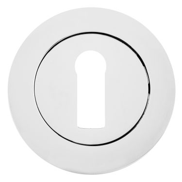 Click Here To Enlarge This Photo Of Eclipse 62161 Polished Chrome Standard Key Escutcheon (Freestyle Range)