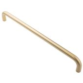 CSD1450SPVD - Carlisle Brass Eurospec 450mm x 19mm 'D' Pull Handle (G304) Satin Brass PVD
