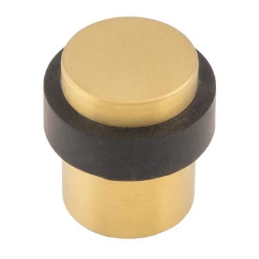 Click Here To Enlarge This Photo Of DSF1030SPVD - Carlisle Brass Eurospec Floor Mounted Doorstop - Satin Brass PVD