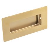 FPH1000SPVD - Carlisle Brass Eurospec Rectangular Flush Pull 100mm x 50mm Satin Brass PVD
